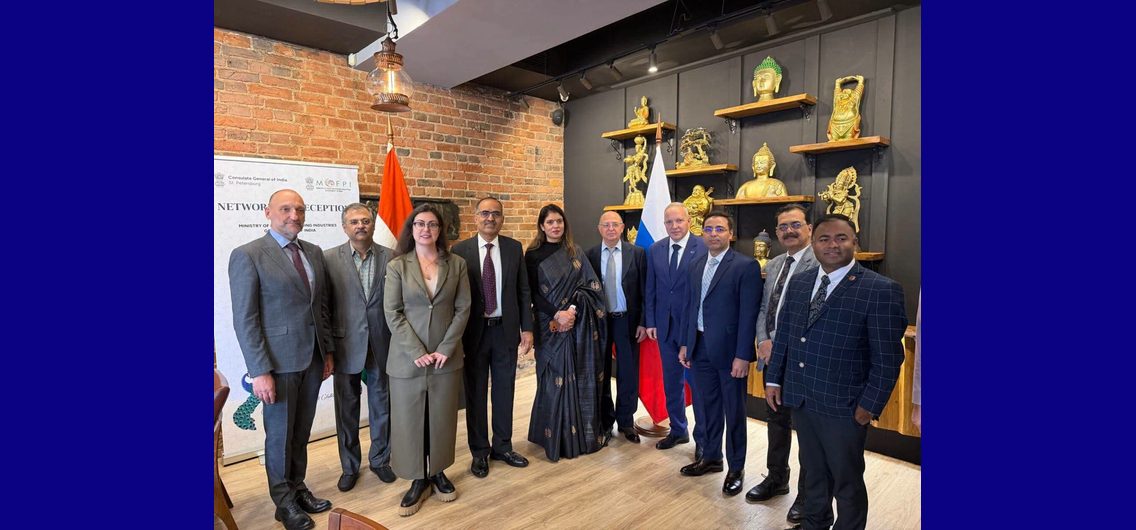 Secretary, Ministry of Food Processing Industries visits St. Petersburg to strengthen India–Russia cooperation in food processing, fisheries and seafood sectors